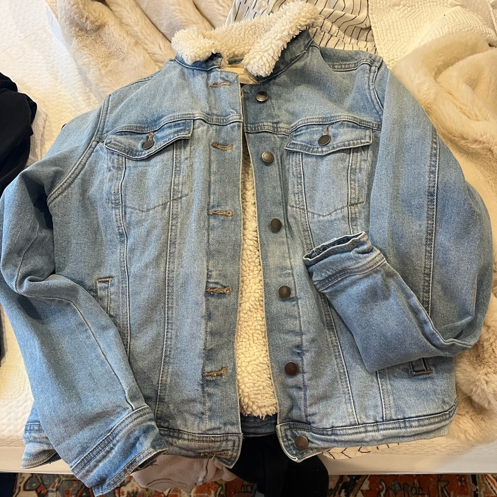 Sherpa Jean Jacket